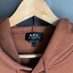 A.P.C. Organic Cotton-Jersey Hoodie.